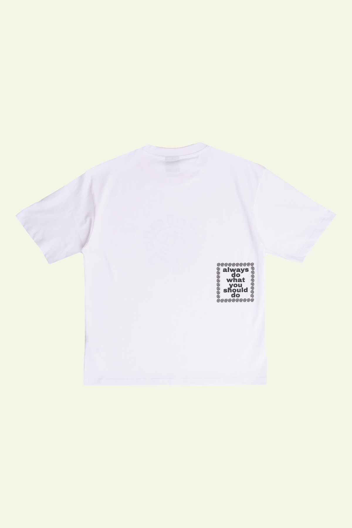 トップス ALWAYS SKETCHY SUN T-SHIRT WHITE Always Do What You Should Do Sketchy @Sun T-Shirt - White