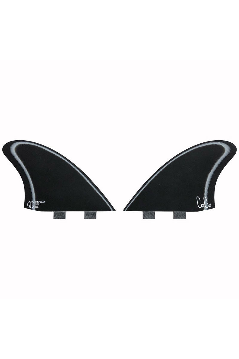 Captain Fin Co. Christenson Keel Twin Tab | Crystal Cylinder