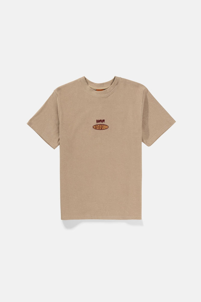 Embroidered Vintage Terry SS T-Shirt - Smoke
