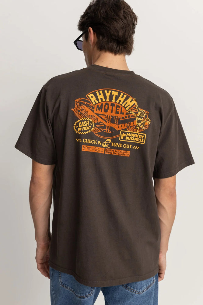 Motel Vintage SS T-Shirt -  Vintage Black