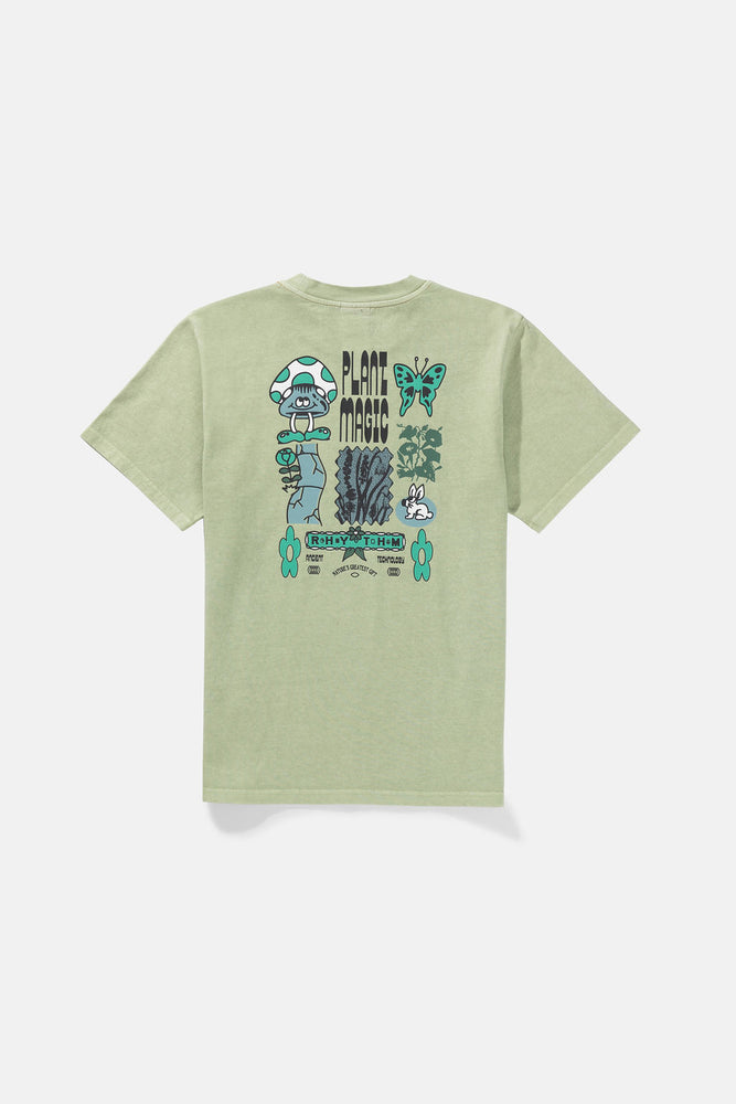 Plant Magic Vintage SS T-shirt - Pistachio