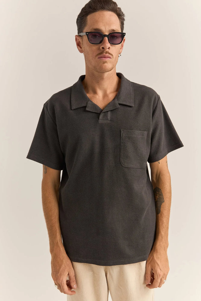 Vintage Terry Polo – Vintage Black
