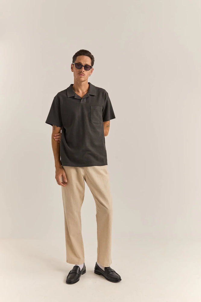 Vintage Terry Polo – Vintage Black