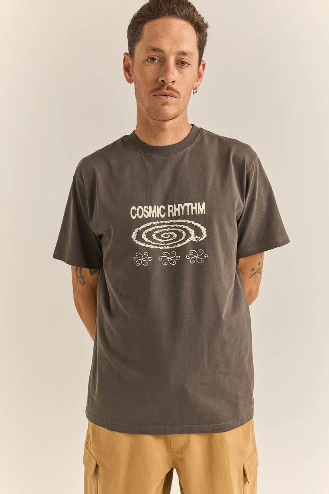 Swirl Vintage SS T-Shirt- Vintage Black
