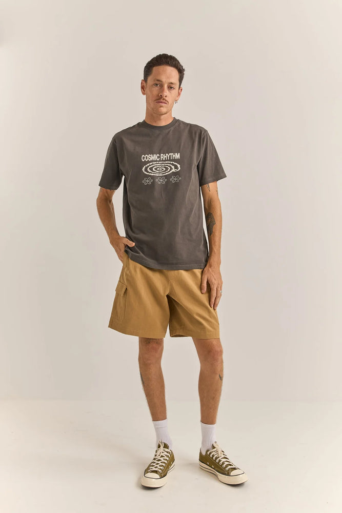 Swirl Vintage SS T-Shirt- Vintage Black