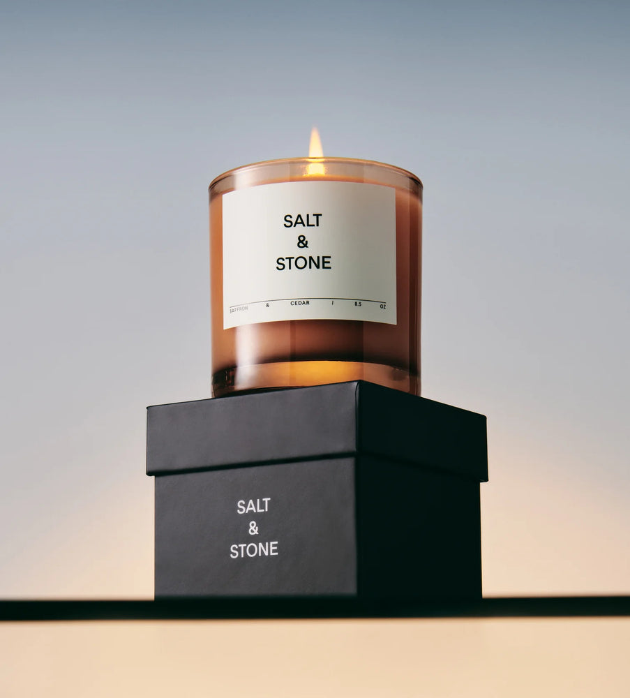 Salt and Stone - Scented Candle: Black Rose & Vetiver