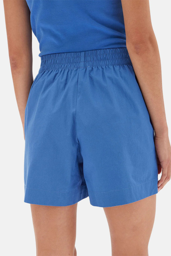 Jaida Poplin Short - Lapis