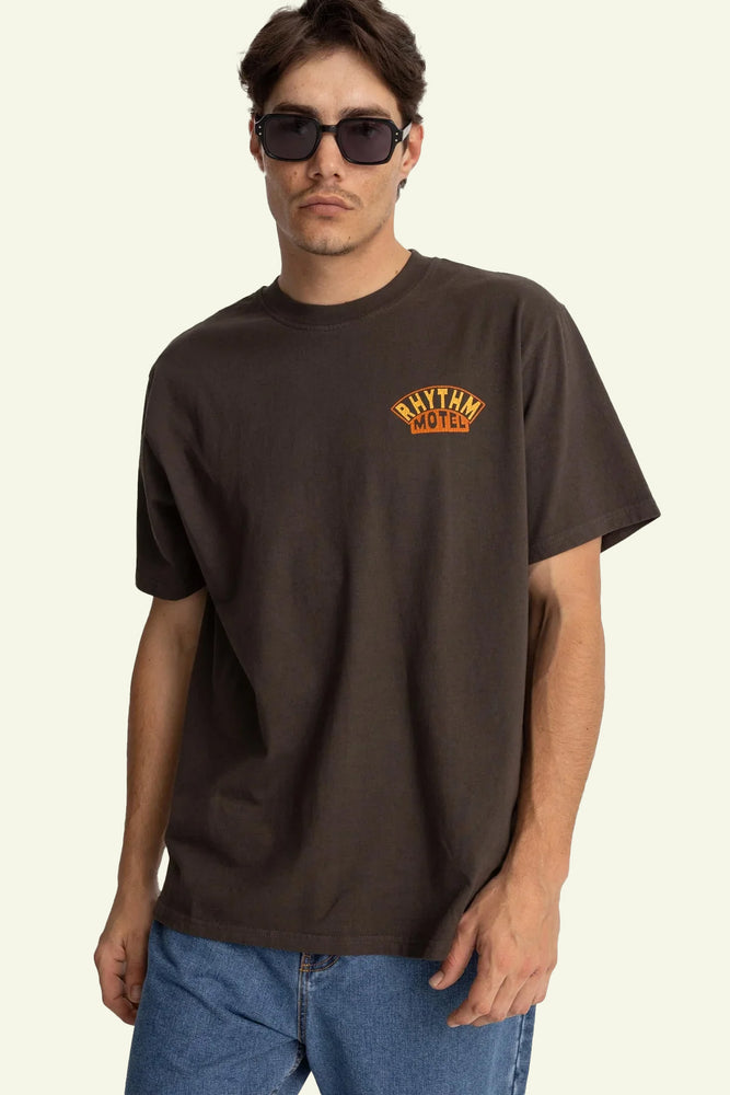 Motel Vintage SS T-Shirt -  Vintage Black