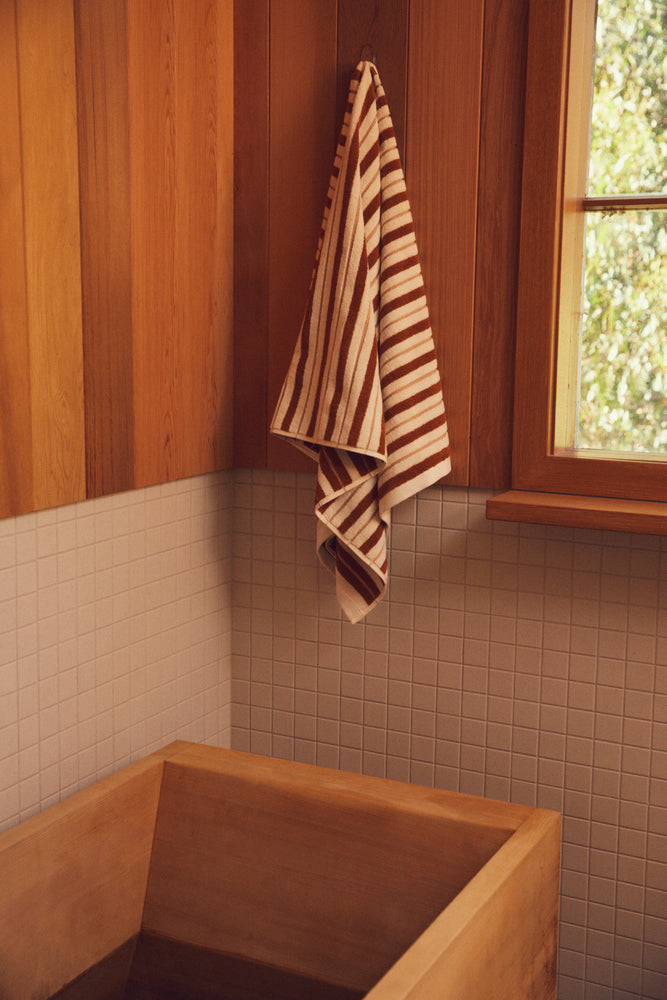 Franklin - Bath Towel - Fuyu / Chalk