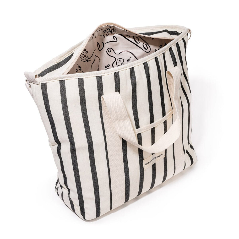 Cooler Tote Bag - Monaco Black Stripe