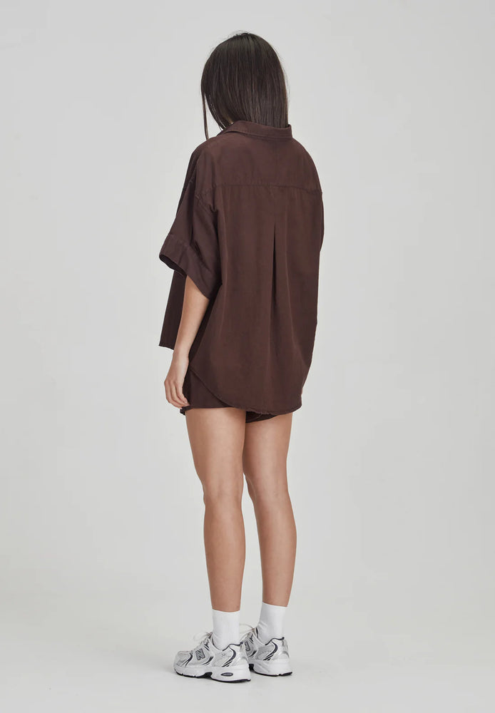 Boyfriend Shirt - Cocoa