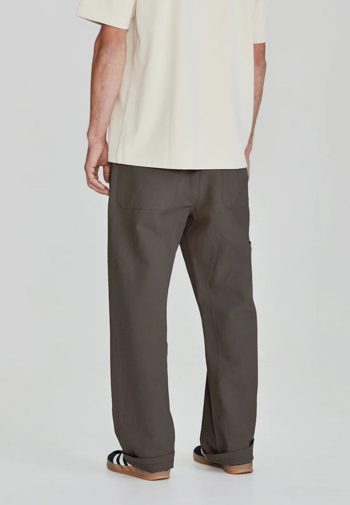 Mens Linen/Cotton Work Pant - Dust