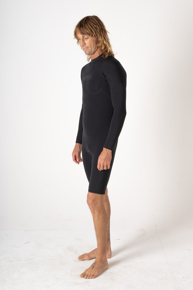 Mens Long Sleeve Springsuit - Black