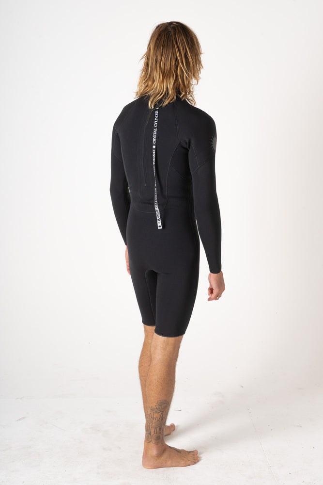 Mens Long Sleeve Springsuit - Black