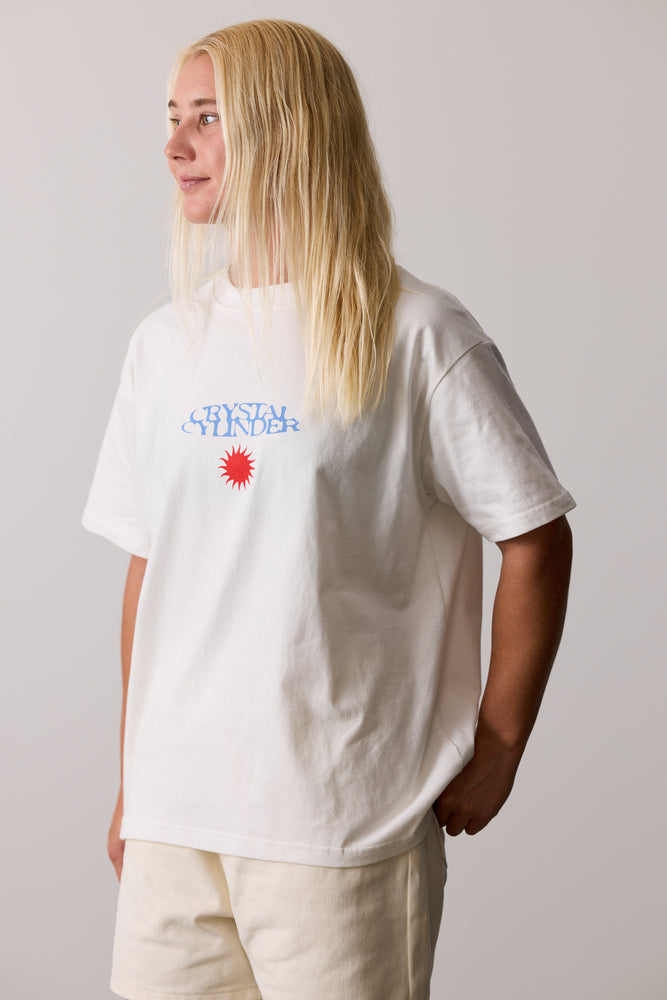 Womens Rising Sun Tee - Bone