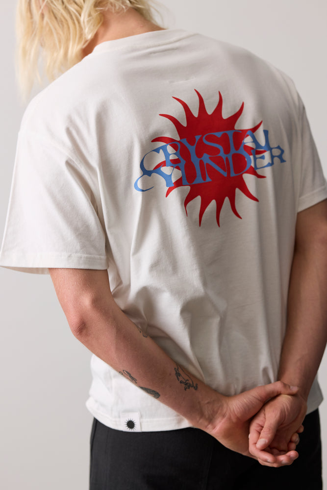 Mens Rising Sun Tee - Bone