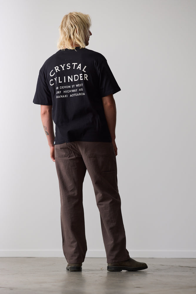 Mens Service Tee - Washed Black