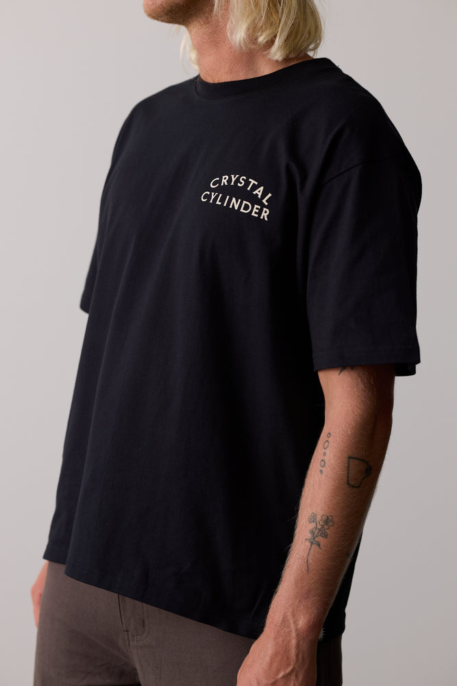 Mens Service Tee - Washed Black