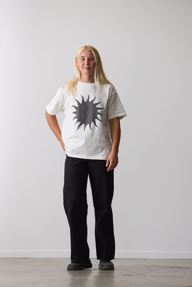 Womens Global Warmth Tee - Bone