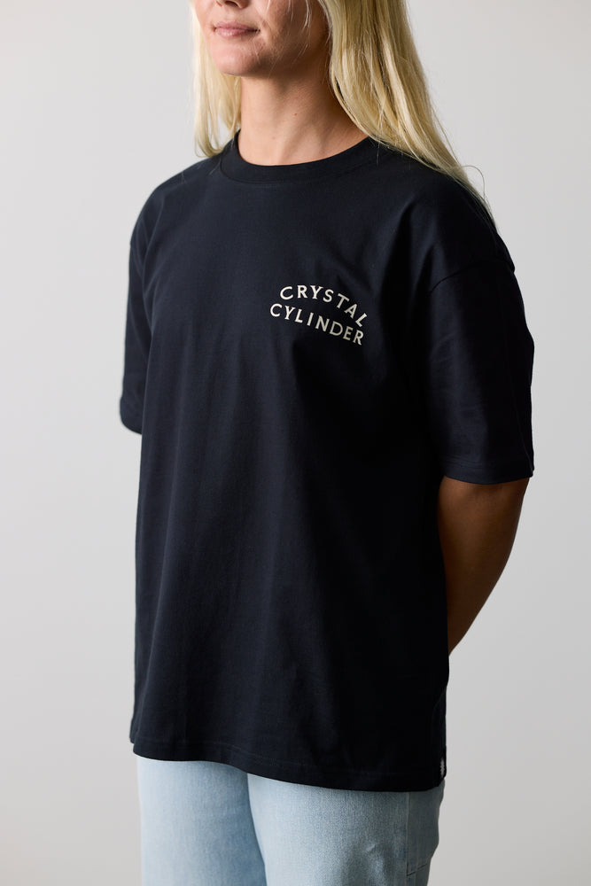 Womens Service Tee - Washed Black