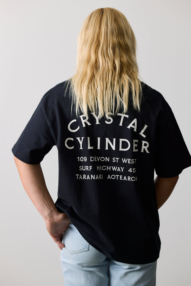 Womens Service Tee - Washed Black