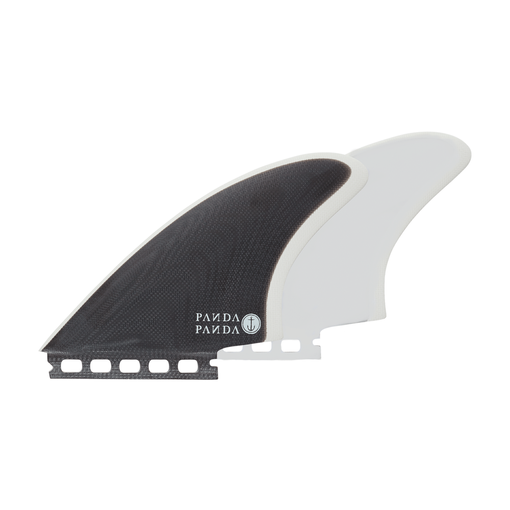 Panda Twin Keel Fin - Black White (Single Tab)