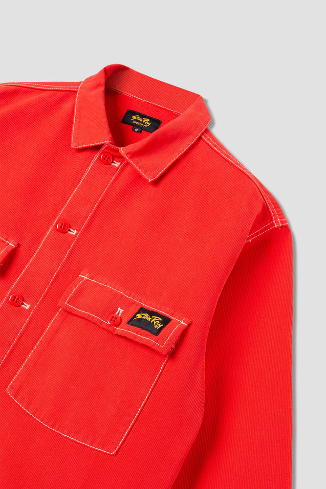 CPO Shirt - Aged Red Bedford Cord