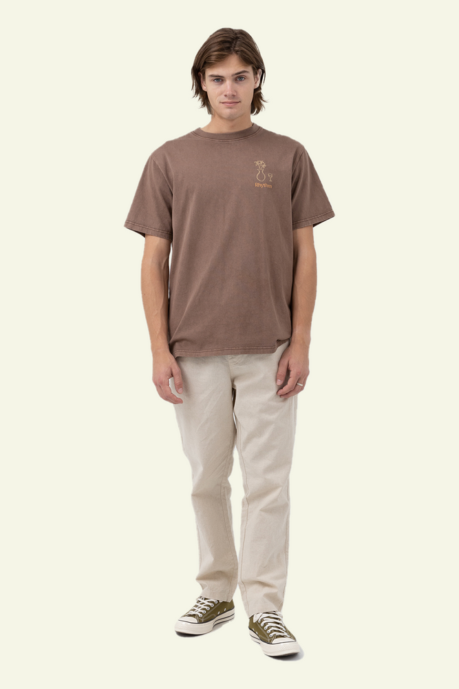 Day Off Vintage T-Shirt - Brown