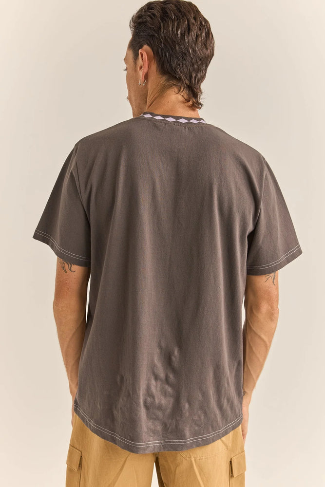 Flow Vintage SS T-Shirt – Charcoal