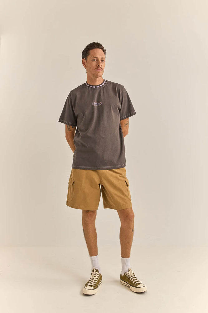 Flow Vintage SS T-Shirt – Charcoal
