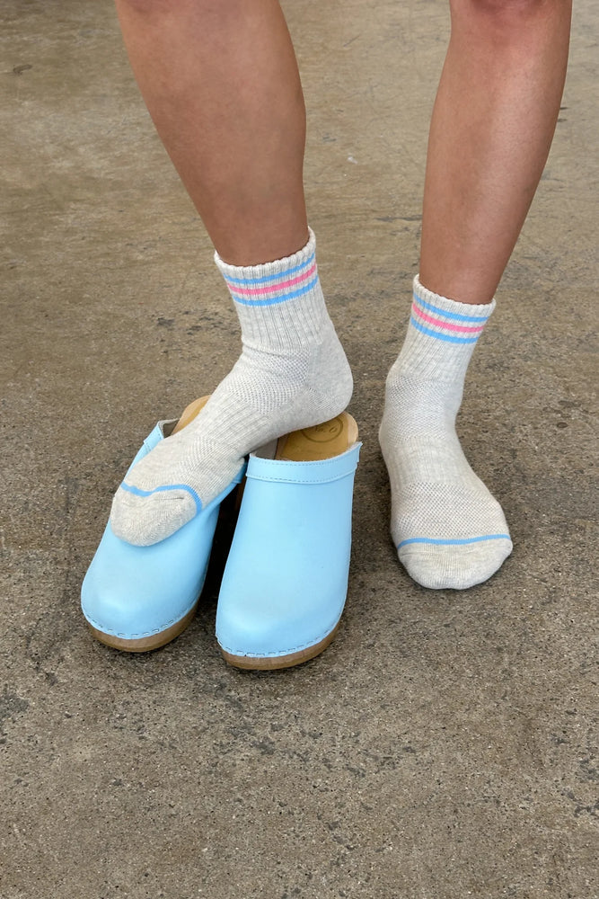 Girlfriend Sock - Bright Grey