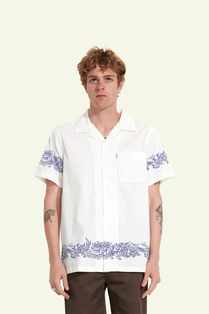 Precious Cosmos S/S Shirt- Washed White