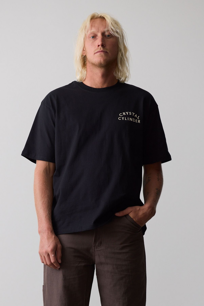 Mens Service Tee - Washed Black