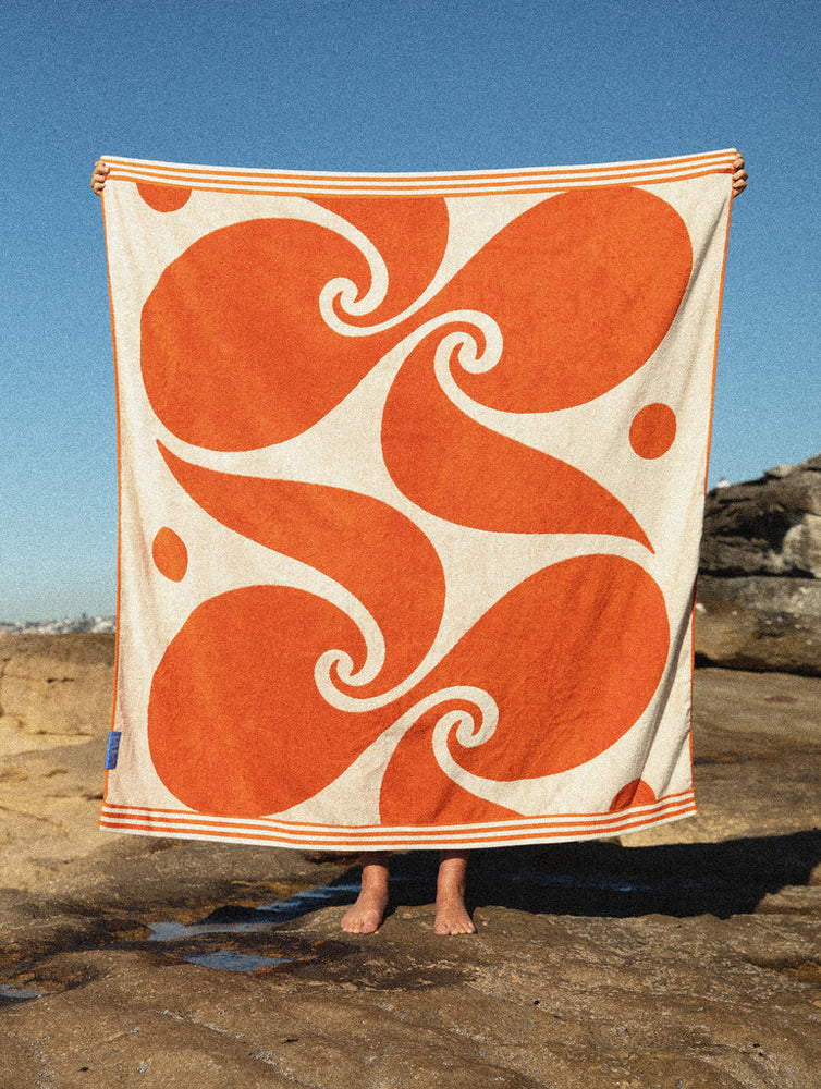 Florence Towel - Burnt Orange