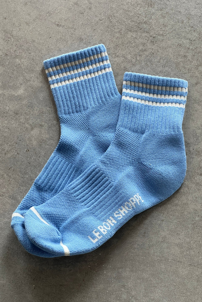 Girlfriend Socks - Parisian Blue