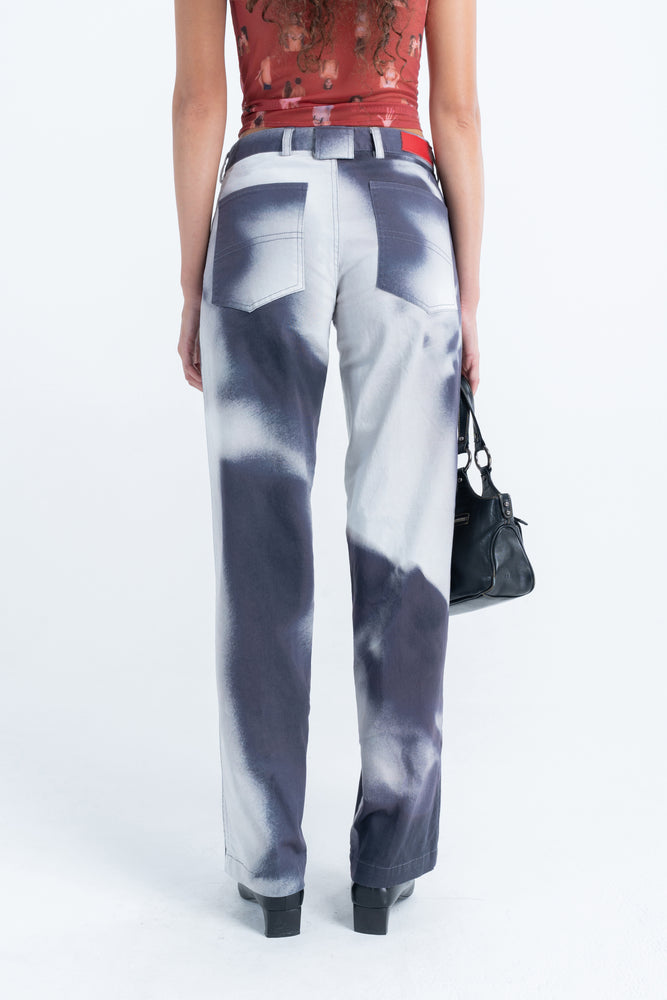 Twill Slouch Trousers- Entangled