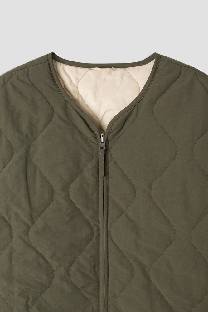 Quilted Liner Jacket - Olive