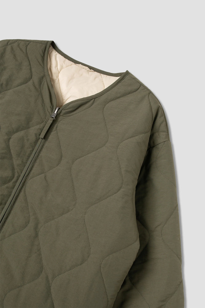 Quilted Liner Jacket - Olive