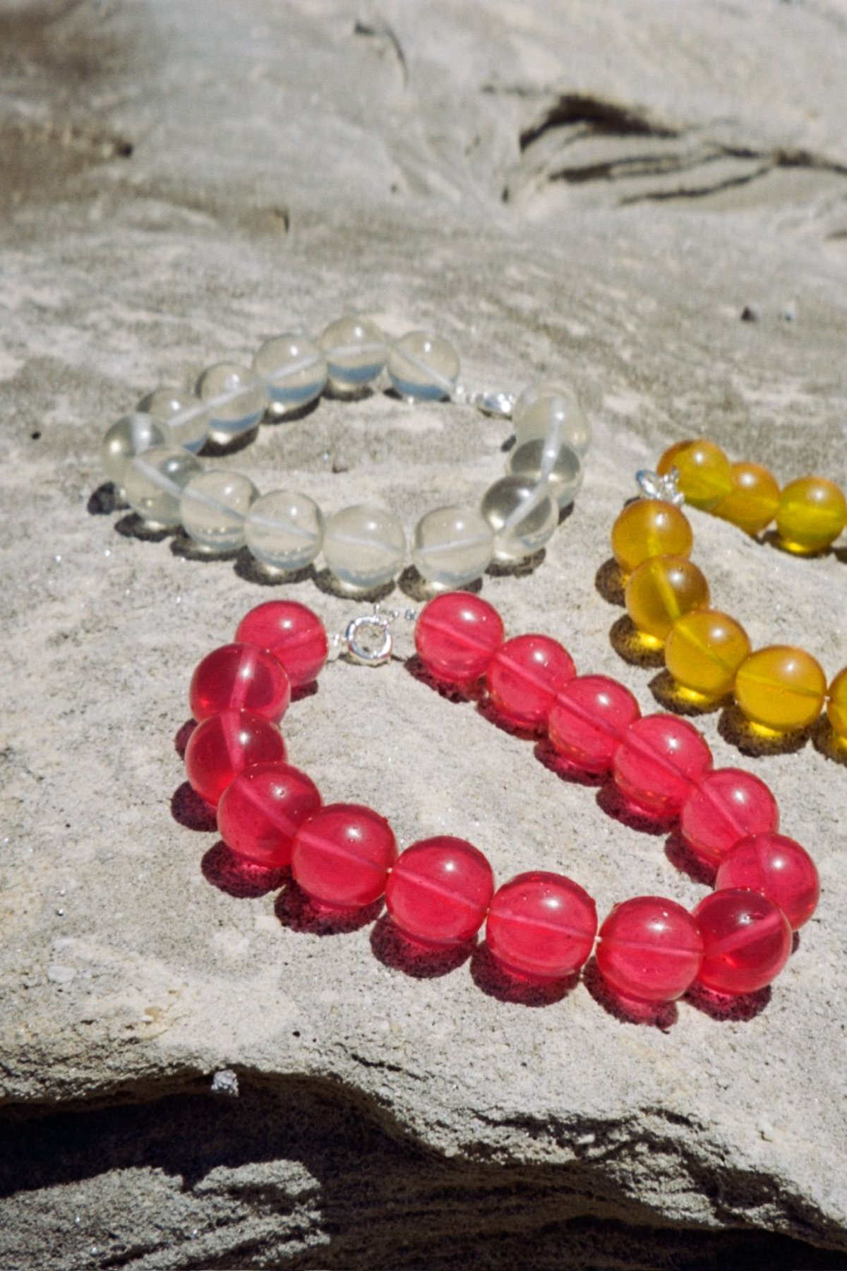 Bold Beads - Raspberry – Crystal Cylinder
