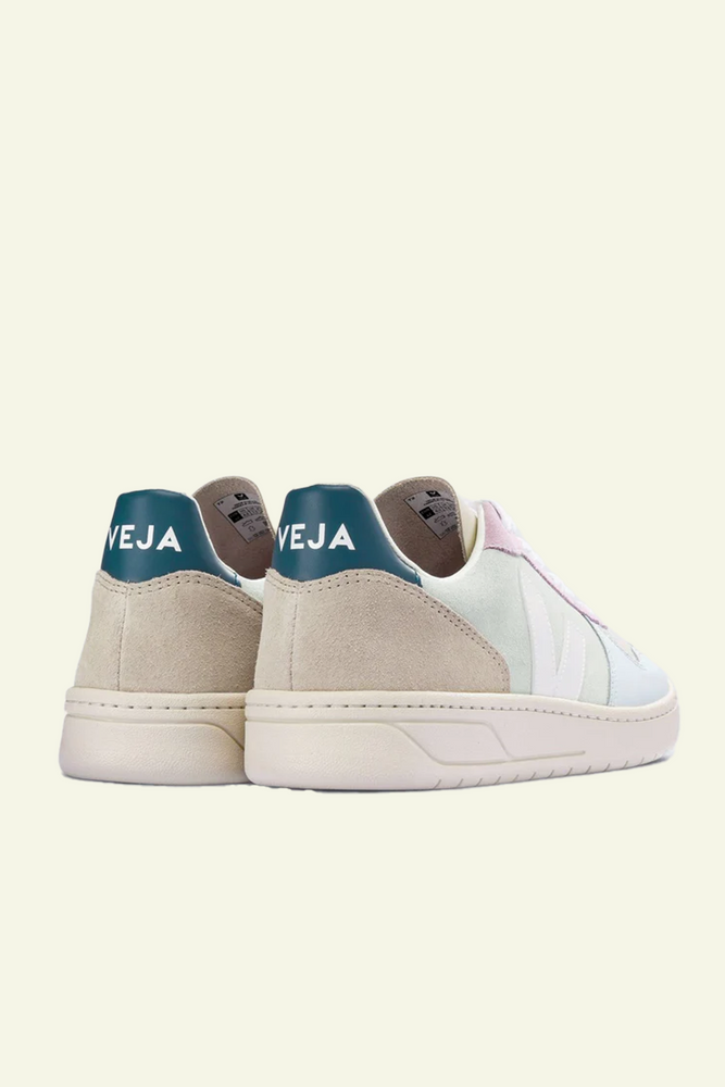 
            
                Load image into Gallery viewer, V-10 - Suede- Jade/ White/ Multico
            
        