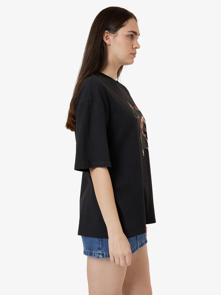 Eternal Outlaw Oversize Tee - Washed Black