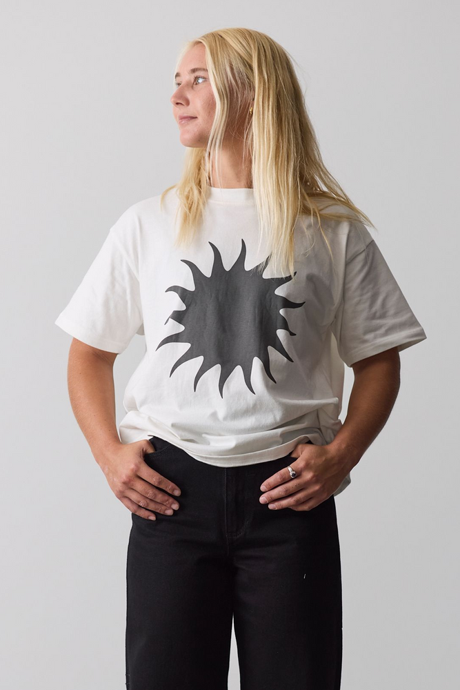 Womens Global Warmth Tee - Bone