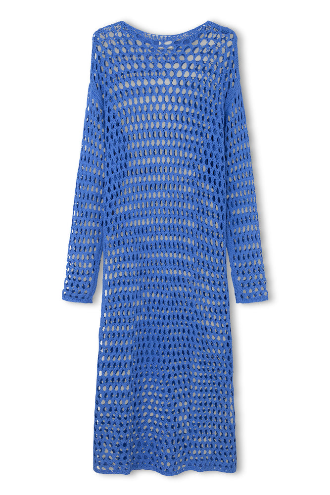 Sky Crochet Knit Dress