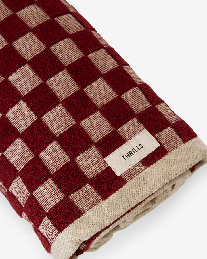 Aalto Terry Beach Towel -  Syrah