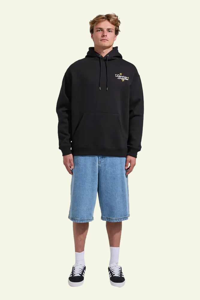 Angel Dust Pull Over Hood - Black