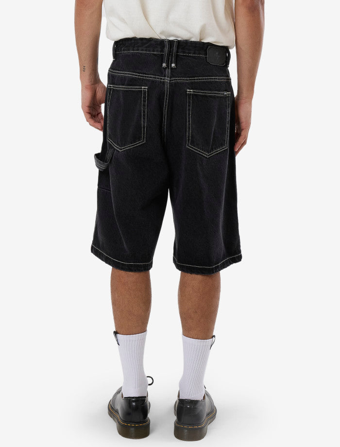 Big Slacker Denim Short - Aged Black