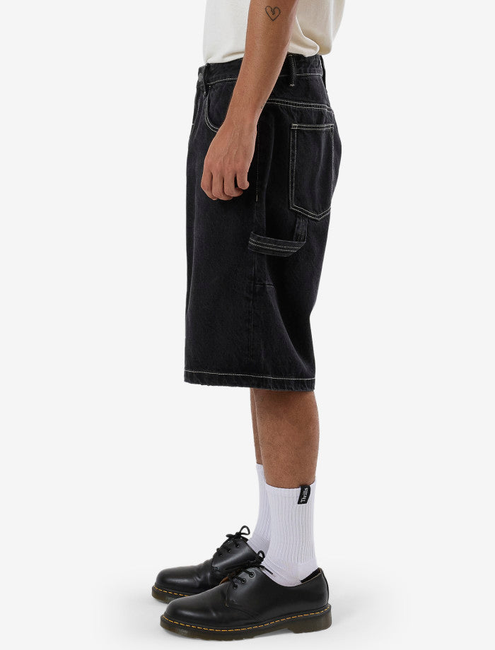 Big Slacker Denim Short - Aged Black