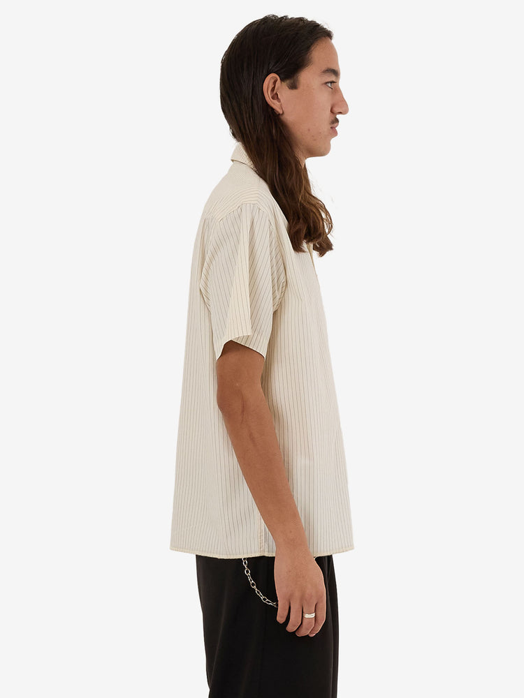 Bistro Short Sleeve Shirt - Bone