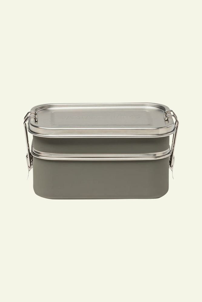 Tour Lunch Box - Smoke Green/ Stainless Steel