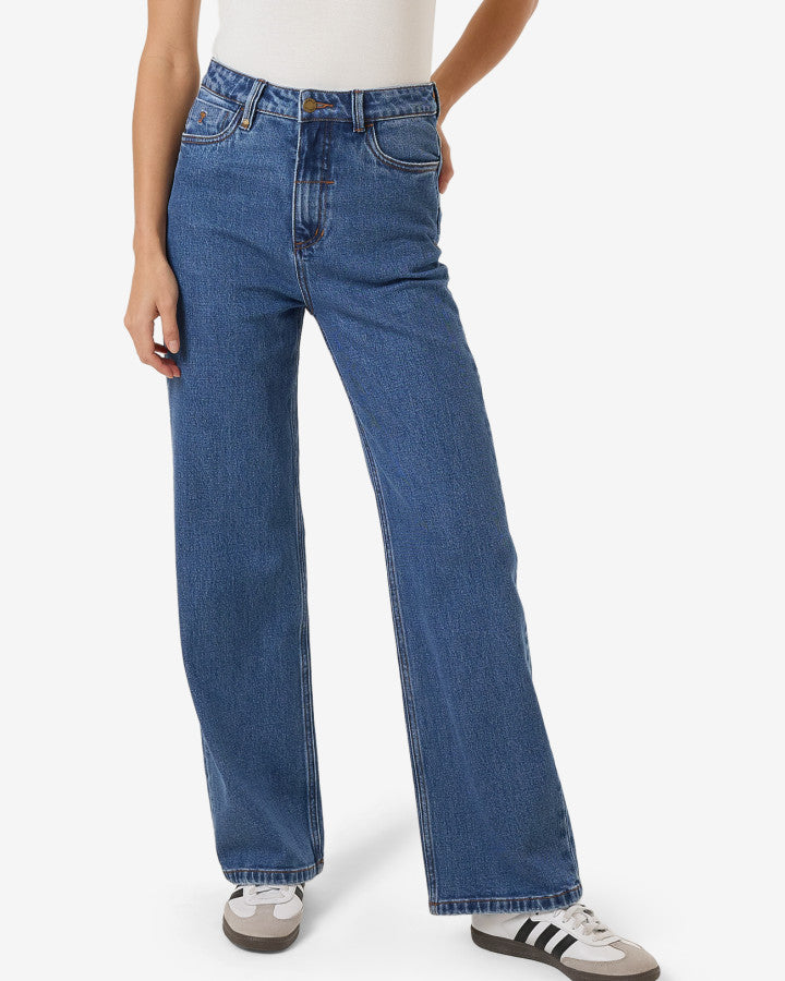 Cherry Stretch Jean - Double Rinsed Blues